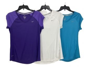 3 Nike Running Dri-fit Shirts Size M