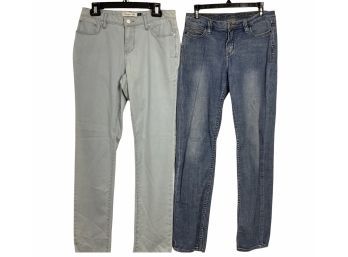 2 Pair Of Christopher Blue Jeans Size 8