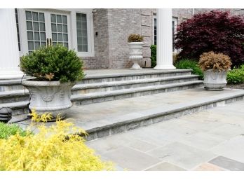 Concrete Planters With Face And Vines