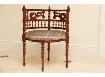 19th Century Petite Spindle Back Corner Chair