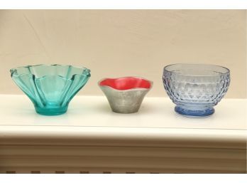 Trio Of Decorative Bowls - Villeroy & Boch, Lenox, Lunares