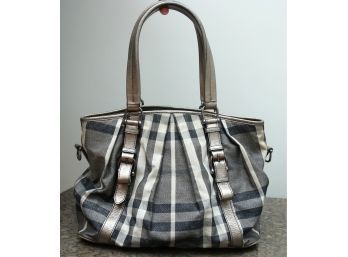 Burberry Handbag With Dust Bag & Shoulder Strap