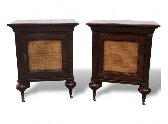 Stunning French Mahogany Bedside Tables