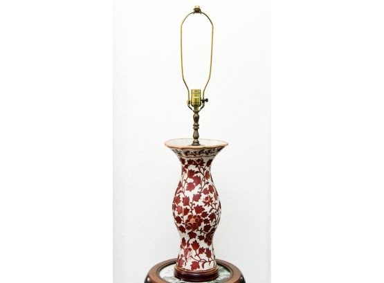 Brown Leaf Lamp 33 Inches Tall