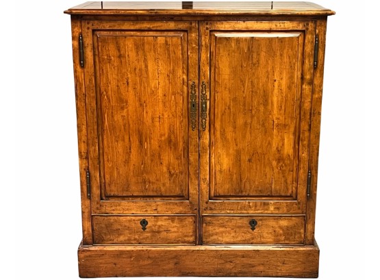 Louis Philippe Style Walnut & Fruitwood Cabinet