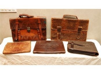 Lot Of 5 Leather Bags