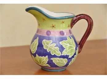 Hand Painted Ceramic Milson And Lewis Pitcher