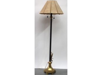 Ethan Allen Brass Floor Lamp