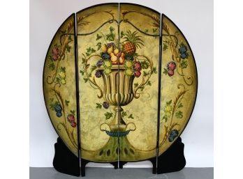 Hand Painted Round Room Divider
