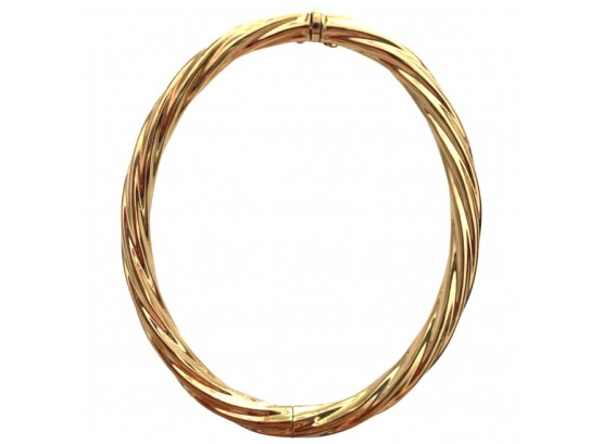 Gold Colored Bangle Bracelet