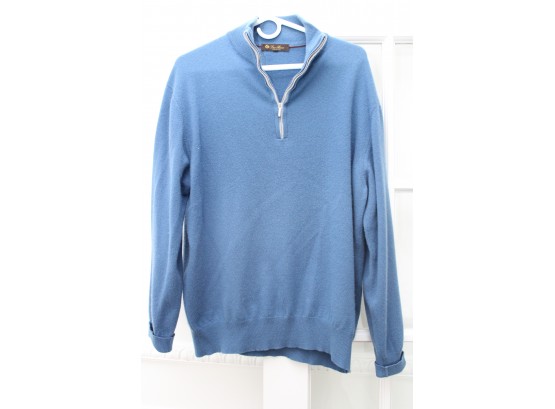 Loro Piana Blue Mens Sweater Size 52
