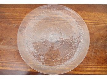 Vintage Littala Solaris Glass Cake Plate