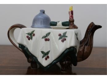 Vintage Andrea By Sadek Holiday Dinner Table Teapot