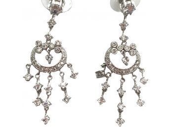 Pair Of Dangle Crystal Earrings