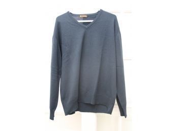 Loro Piana Dark Blue Mens Sweater Size 54