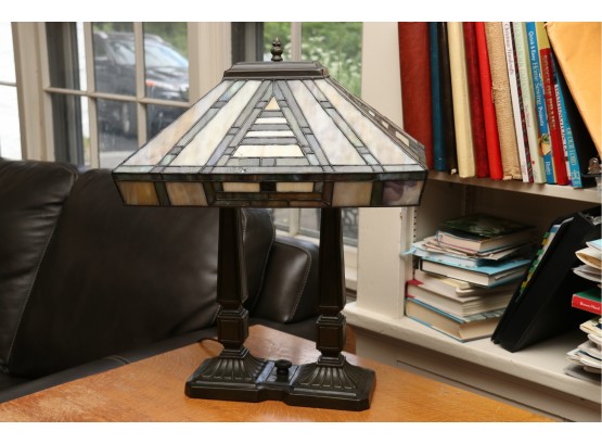Tiffany Style Aluminum Table Lamp