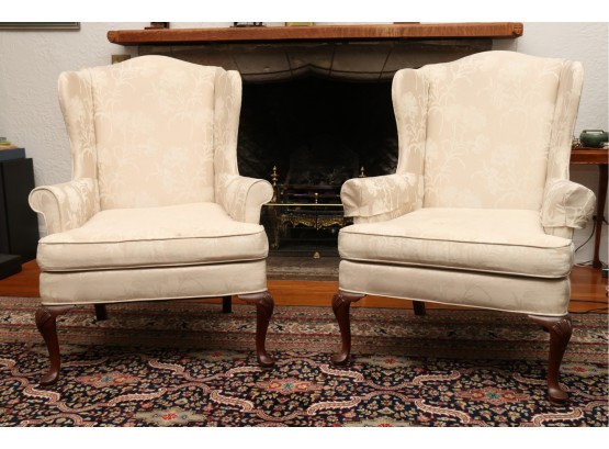 Pair Of Woodmark Originals Wingback Chairs