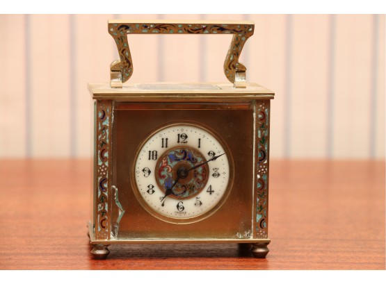Vintage Brass Clock Made In France