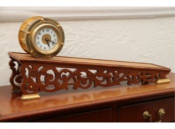 Limited Edition Robert Crowder Reproduction Rolling Drum Incline Clock