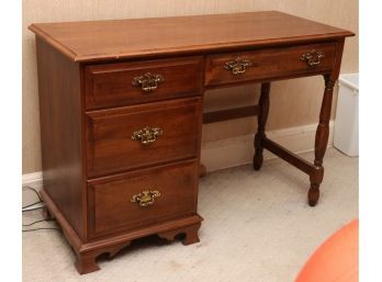 Vintage Wooden Four Drawer Desk