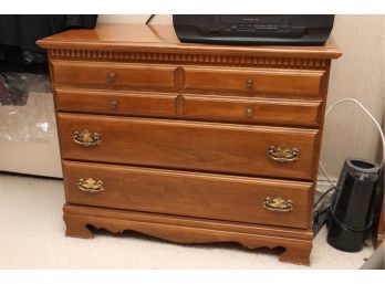 Solid Wooden Dresser With Three Drawers