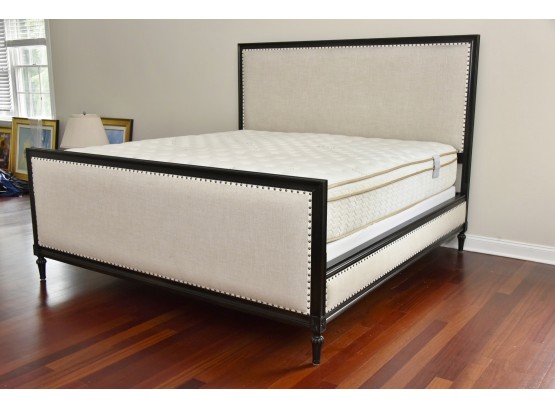 King Bed With Organic Mattress And Boxspring