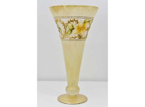 Glass Vase From Italy