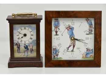 2 Golf Clocks
