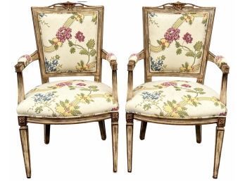 Floral Italian Chairs