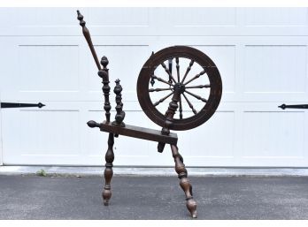 Old Oak Spinning Wheel