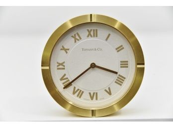 Tiffany And Co Brass Clock
