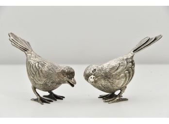 Pair Of Small Metal Birds