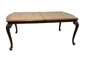 French Louis XIV Extending Dining Table With Leaves And Pads