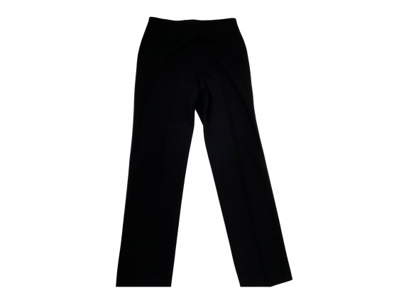 Emanuel Ungaro Black Wool Stretch Knit Pants Size 44/10