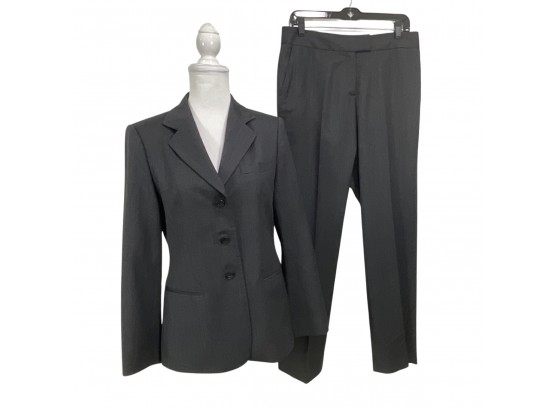 Womens Custom Made Wool Pants Suit Size 6