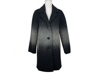 Michael Kors Ombr Mohair Coat Size L