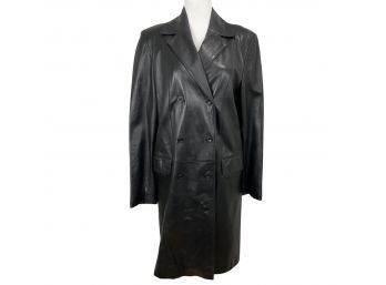 Parris High Fashion Leather Coat Made In Italy