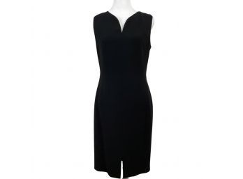 Agnona Black Virgin Wool Dress Size 44 EU / 8 US