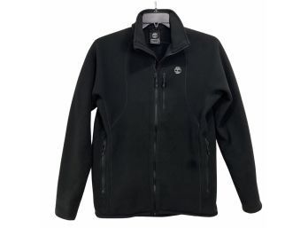 Timberland Mens Black Fleece Jacket Size Small Slim Fit