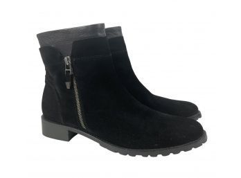 Emilio M Marzio Black Suede Boots Size 40