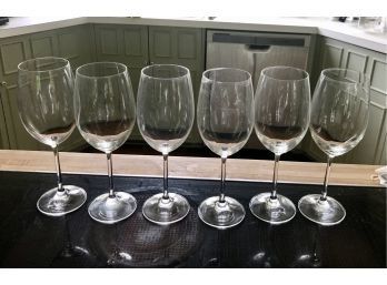 Set Of 6 Rosenthal Red Wine Glasses