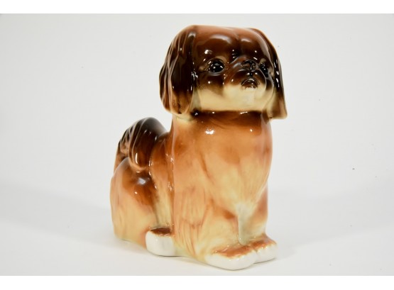 Russian Pekinese Dog Figurine