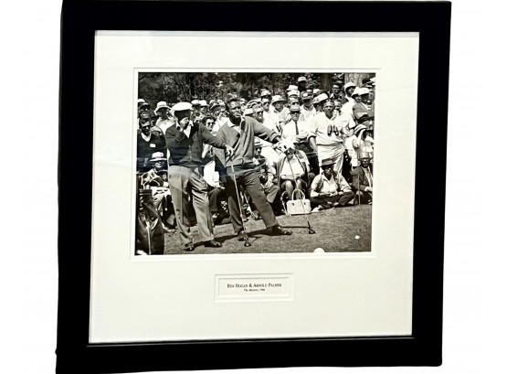 Ben Hogan And Arnold Palmer, The Masters 1966, Framed Golf Art