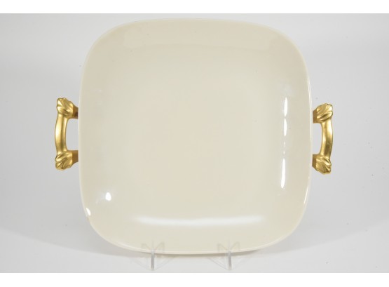 Lenox Gold Handled Serving Platter