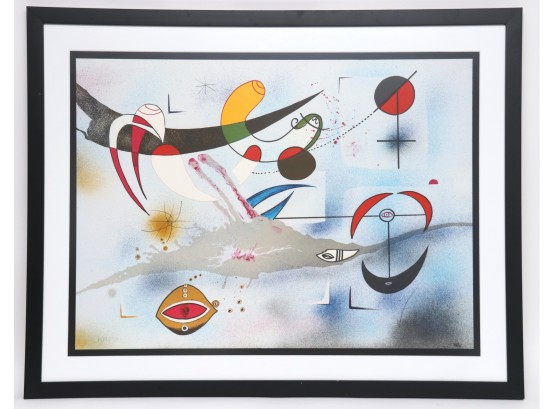 Joan Miro Pencil Signed And Numbered 148/250