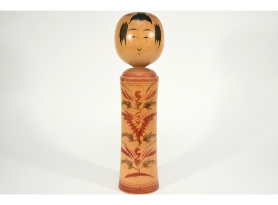 Japanese Painted Wood Totem
