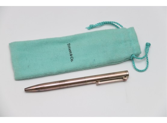 Tiffany And Co. Sterling Pen With Case