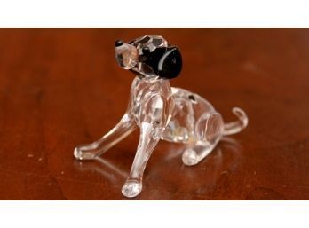 Swarovski Crystal Dog Figurine