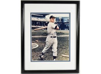 Mickey Mantle Autographed Sports Photo - Not Authenticated