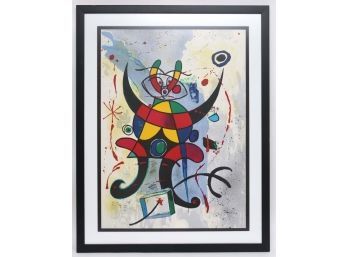 Joan Miro Pencil Signed And Numbered 163/250